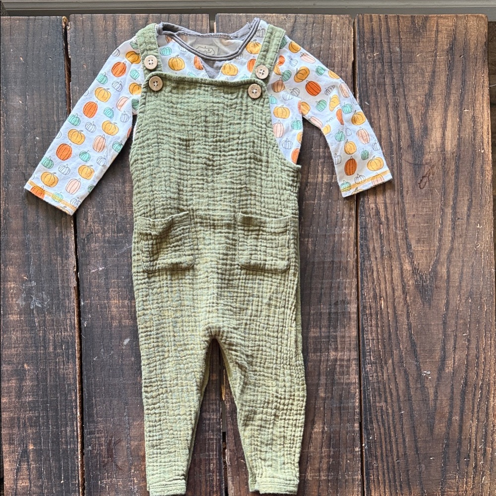 Mud Pie Olive Kids Overalls